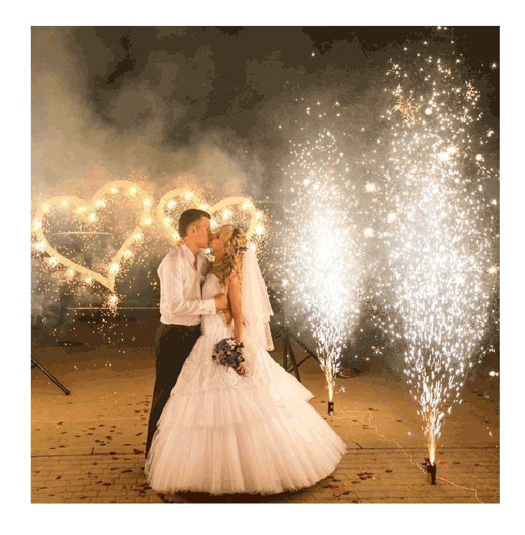Организация пиротехнического шоу на свадьбу  Верещагино | vereshchagino.salutsklad.ru