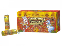 Хлопушка с золотым конфетти Хлопушки купить в Верещагино | vereshchagino.salutsklad.ru