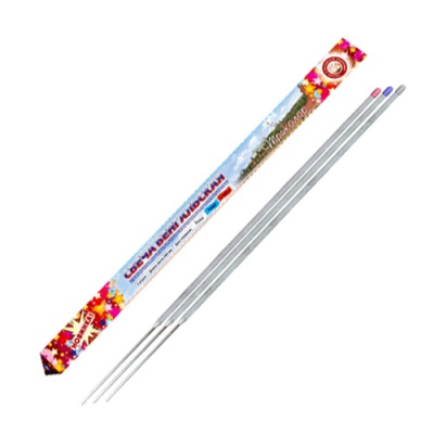 Триколор 650 мм. Бенгальские огни цветные купить в Верещагино | vereshchagino.salutsklad.ru