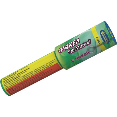 Дымовой (с чекой) зеленый Фальшфейер купить в Верещагино | vereshchagino.salutsklad.ru