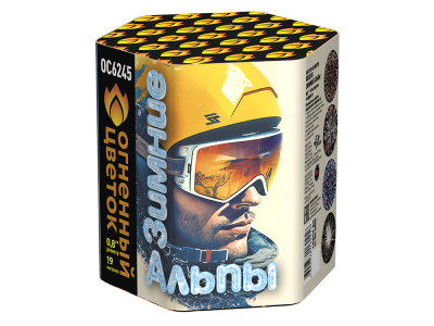 Зимние Альпы Батарея салютов купить в Верещагино | vereshchagino.salutsklad.ru