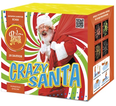 CRAZY SANTA Фейерверк купить в Верещагино | vereshchagino.salutsklad.ru
