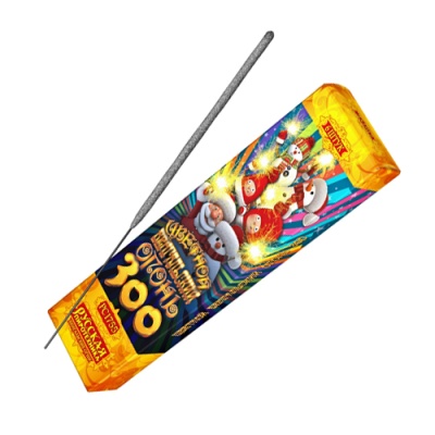 Цветной 300 мм. Бенгальские огни купить в Верещагино | vereshchagino.salutsklad.ru