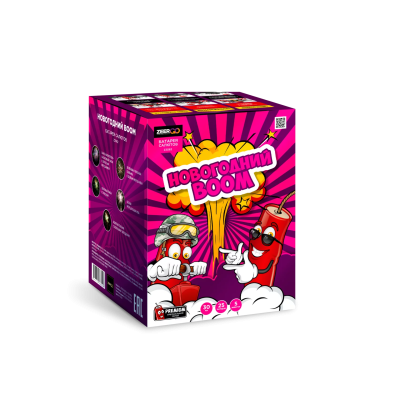 Новогодний BOOM Фейерверк купить в Верещагино | vereshchagino.salutsklad.ru